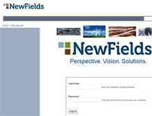 Tablet Screenshot of corp.newfields.com